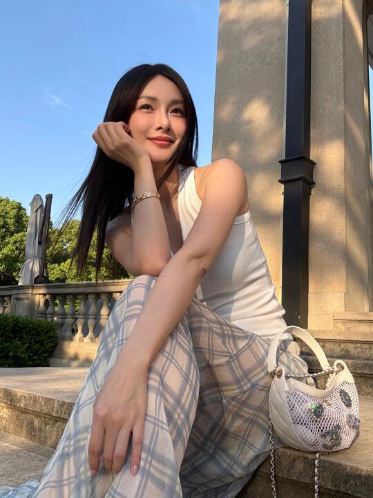 和蓝天合上影了☁️