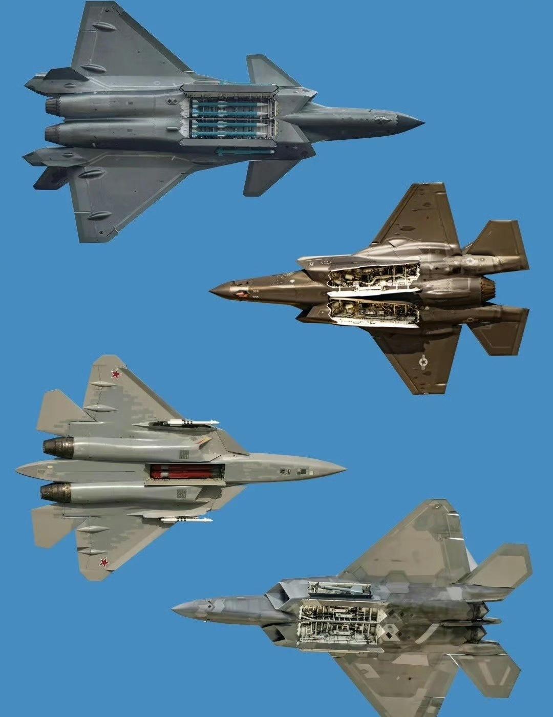 四款五代机开弹舱图片对比 ​​​