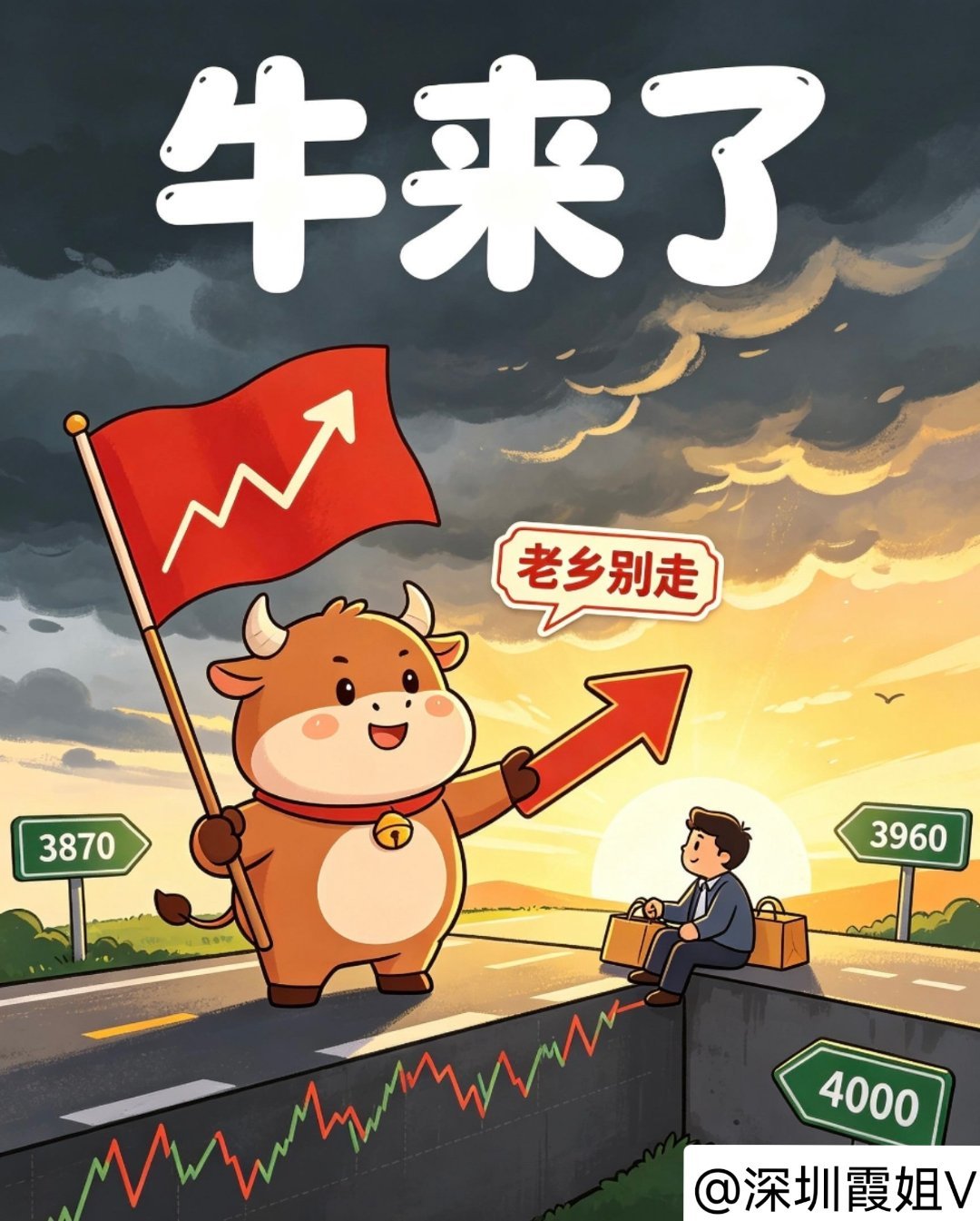 ☕️昨天缩量1138亿，以2.7万亿成交量大幅上涨53.35个基点；中期看，算是