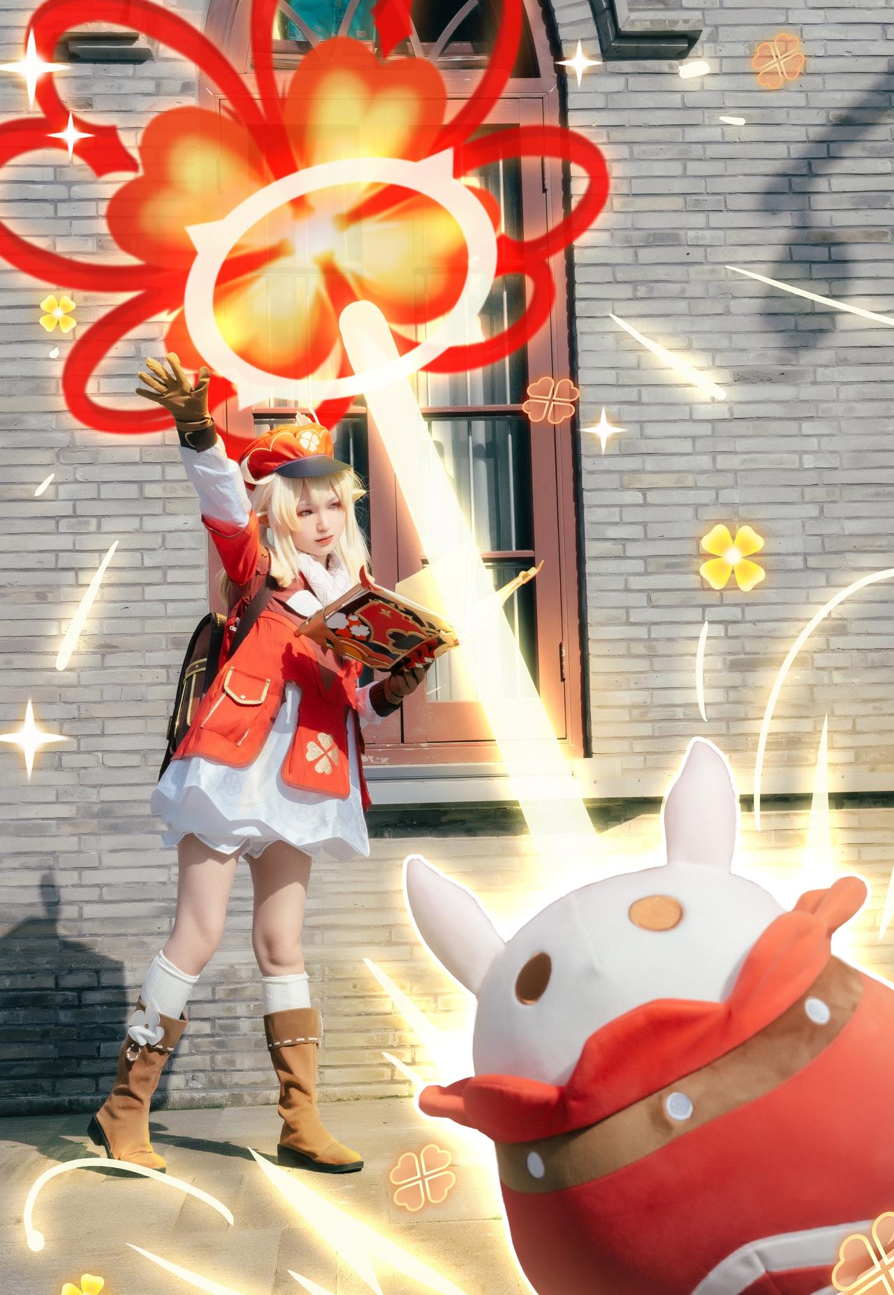 懵懂可莉大战凶猛蹦蹦炸弹！
COSER：冰糖雪兔糕#原神##游戏##二次元#