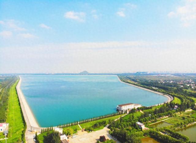 鹊山水库让济南市民喝上黄河水