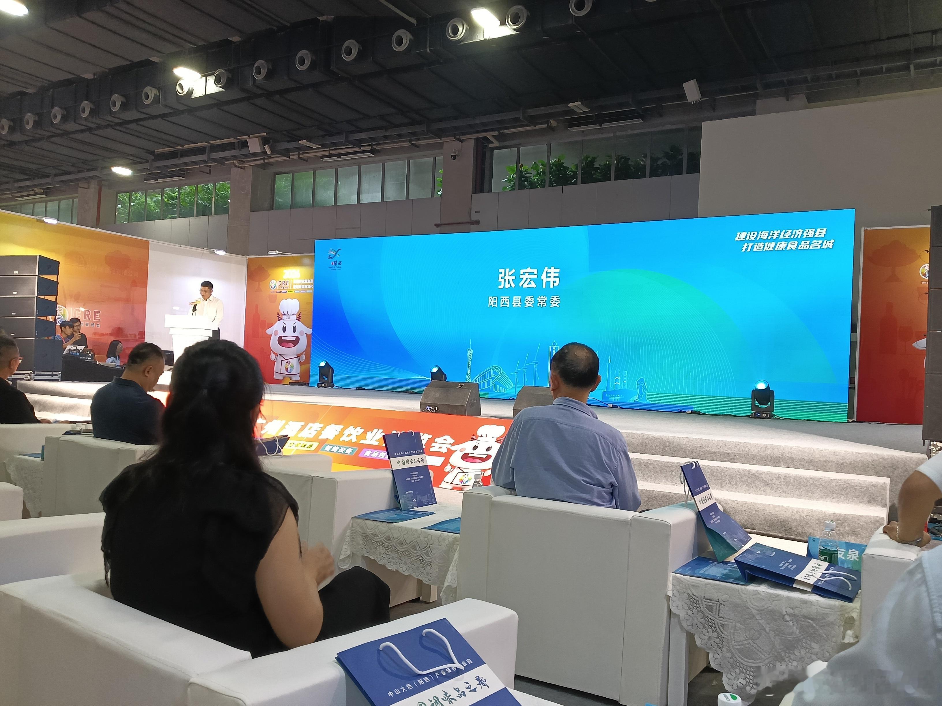 知名作家汤抚临作为贵宾，参加阳江阳西（广州）招商推介会。阳西特产主要包括食品调味
