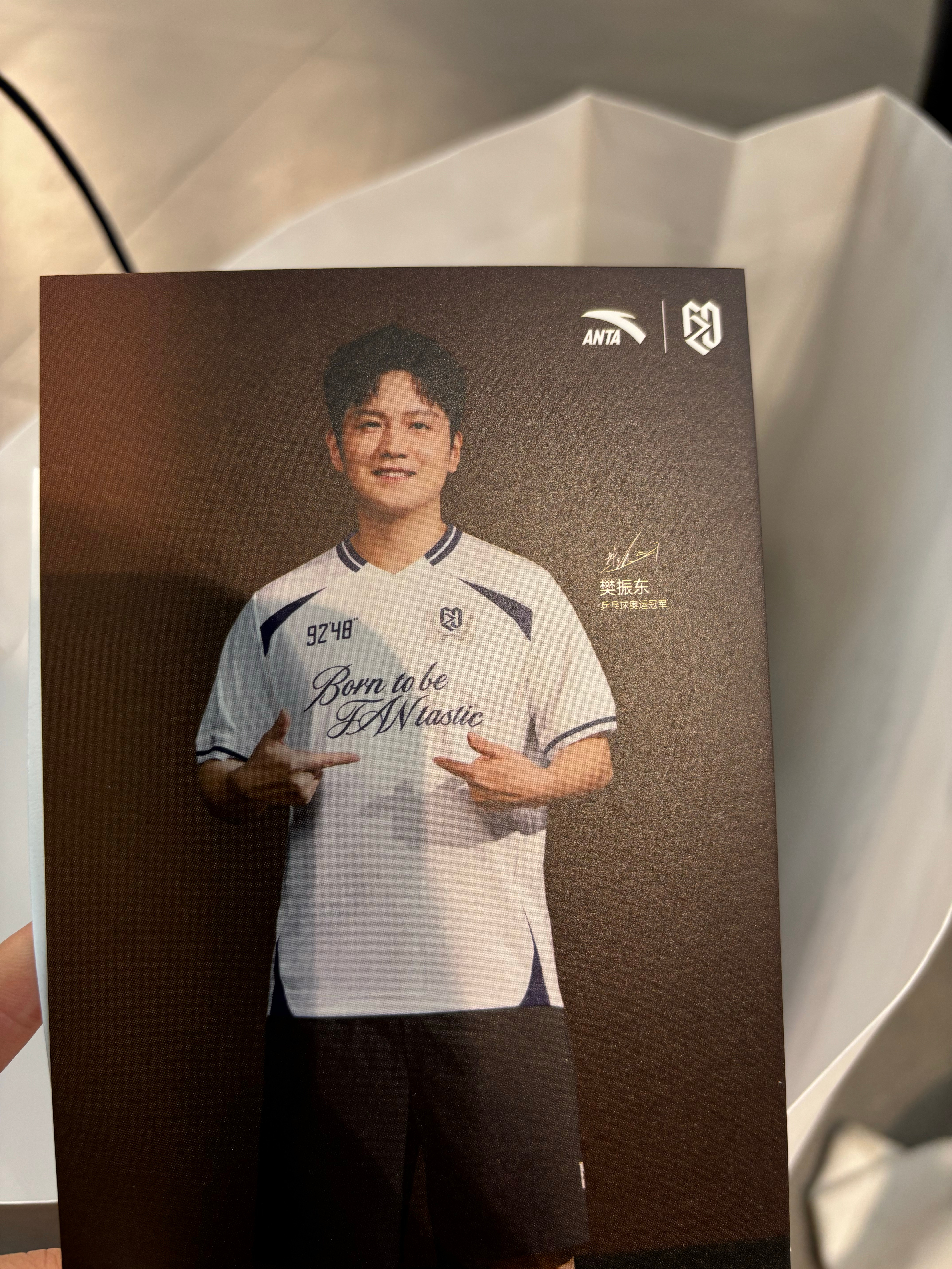 樊振东安踏品牌代言人安踏樊振东系列 已买 