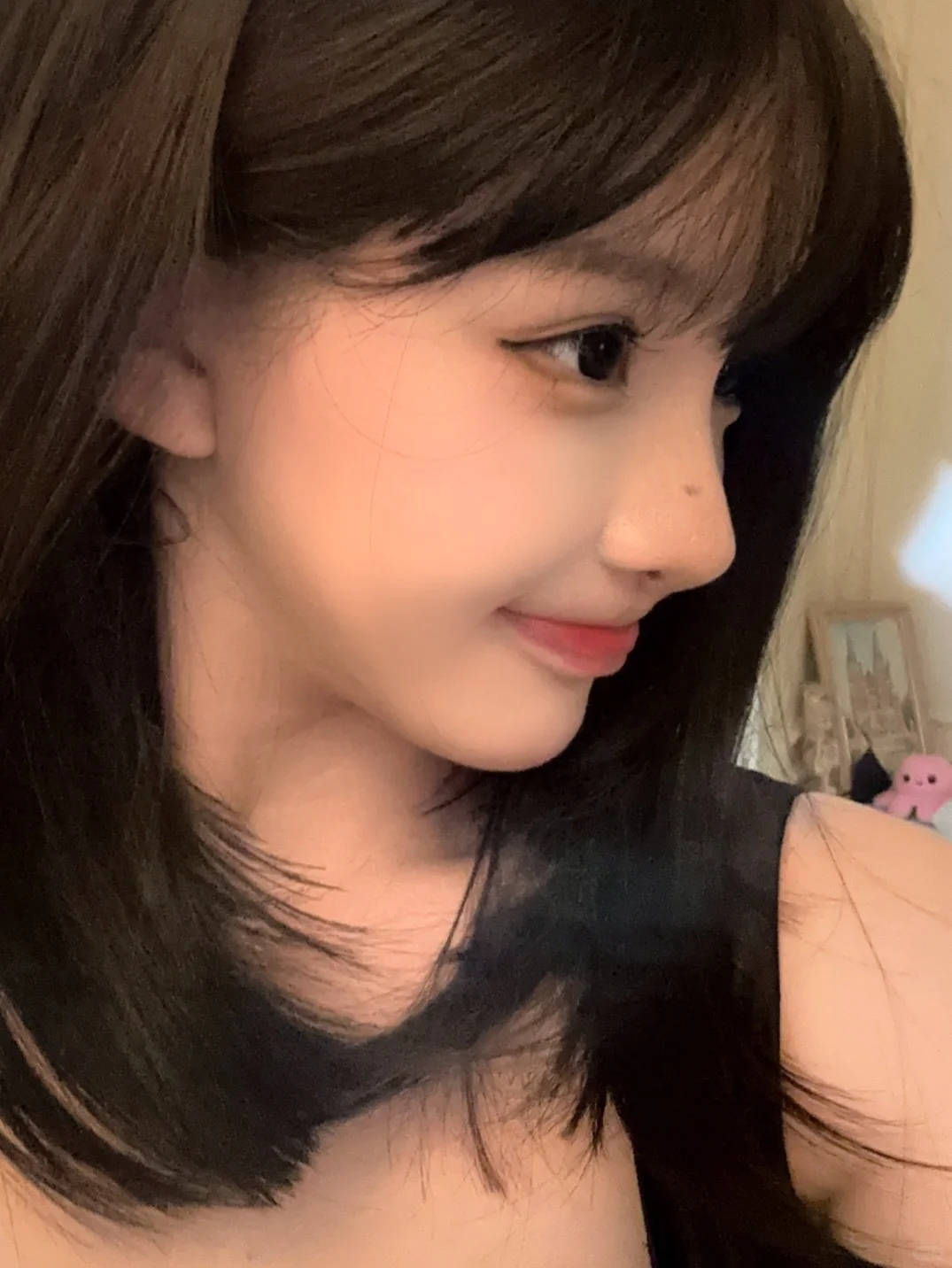 天！剪短发了