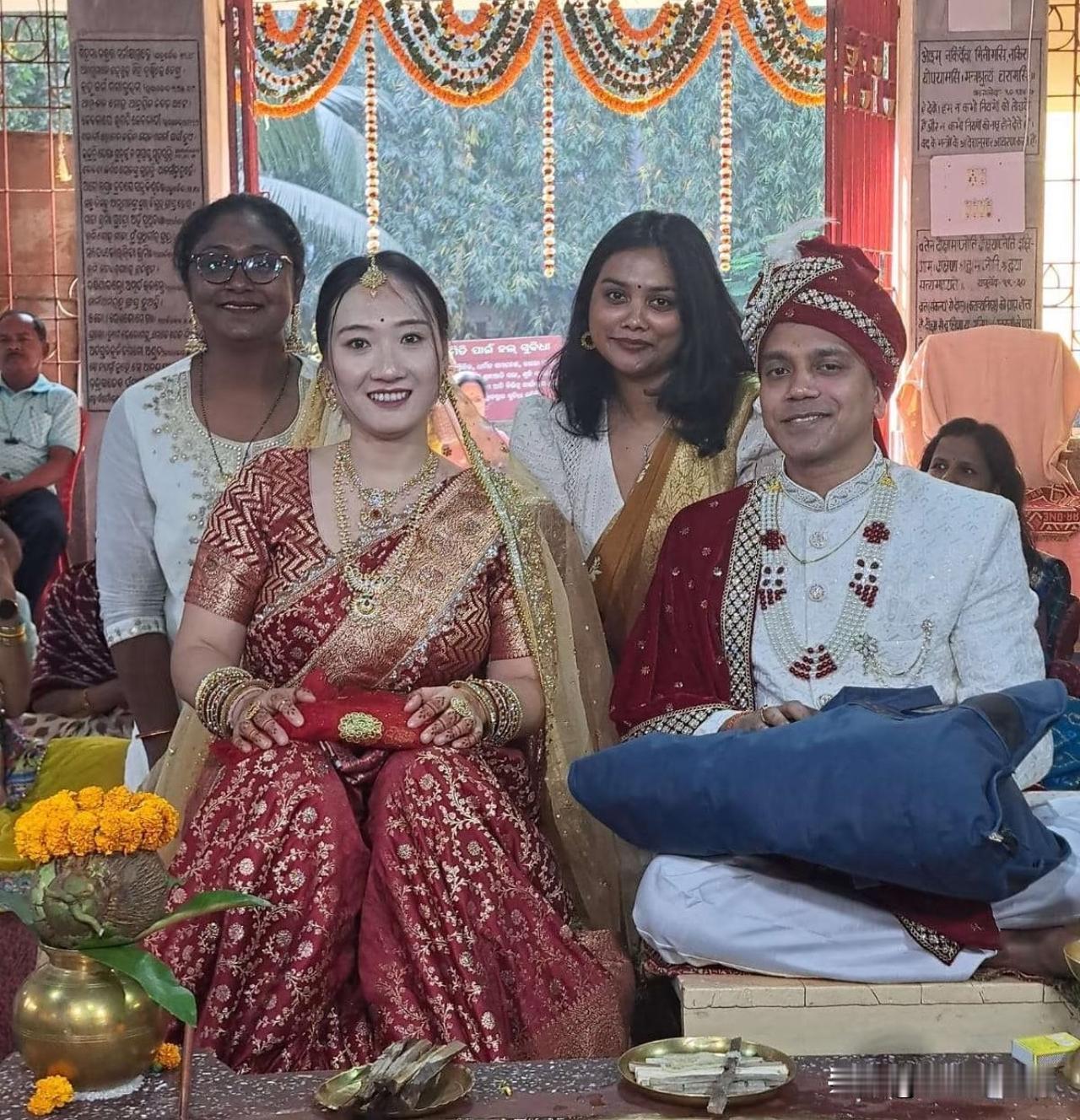 我终于在印度办婚礼了，嫁给印度老公了！