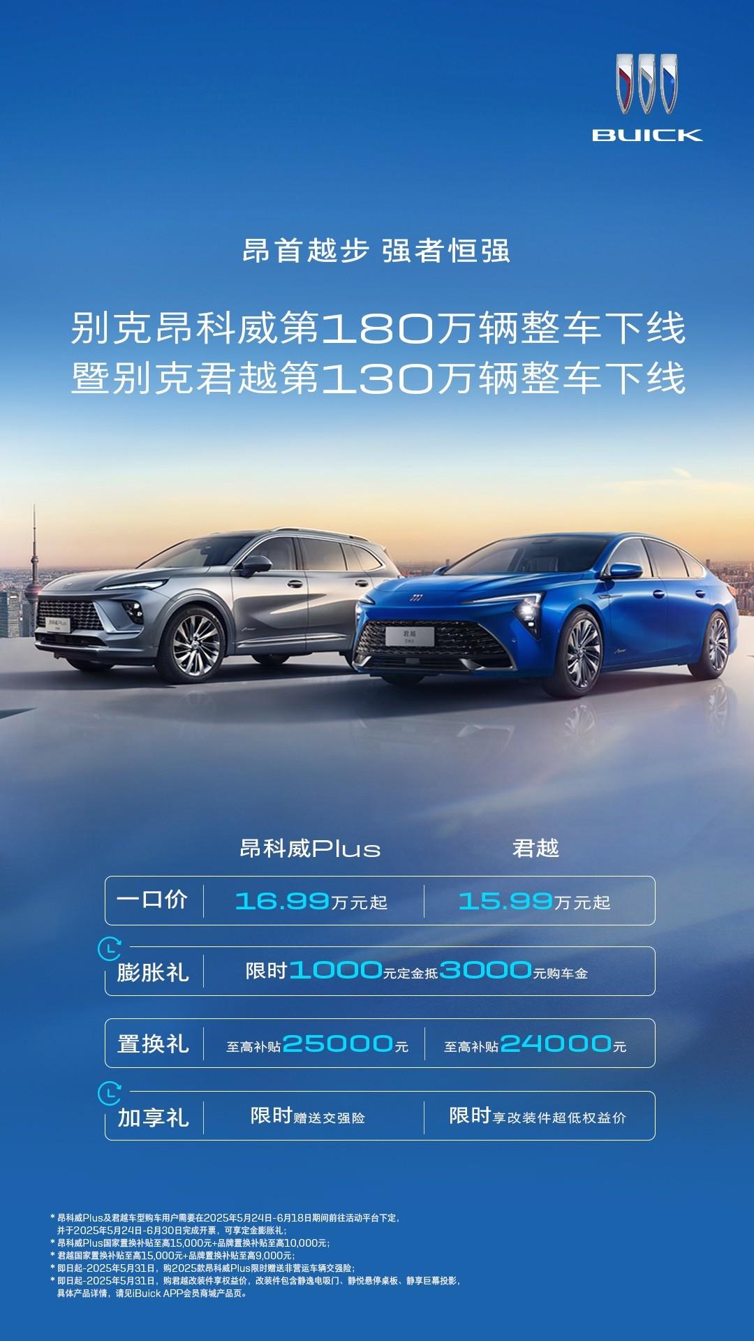 品质沉淀换来销量突破，君越与昂科威稳居热销阵营
放眼整个合资市场，很少有品牌能像
