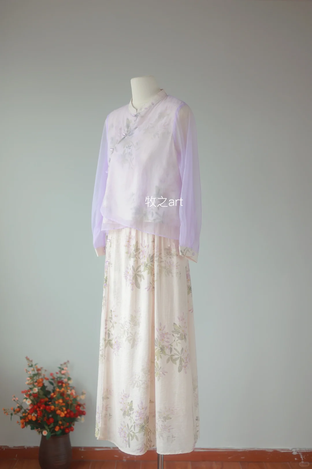 紫色国风套装｜气质清冷感拉满