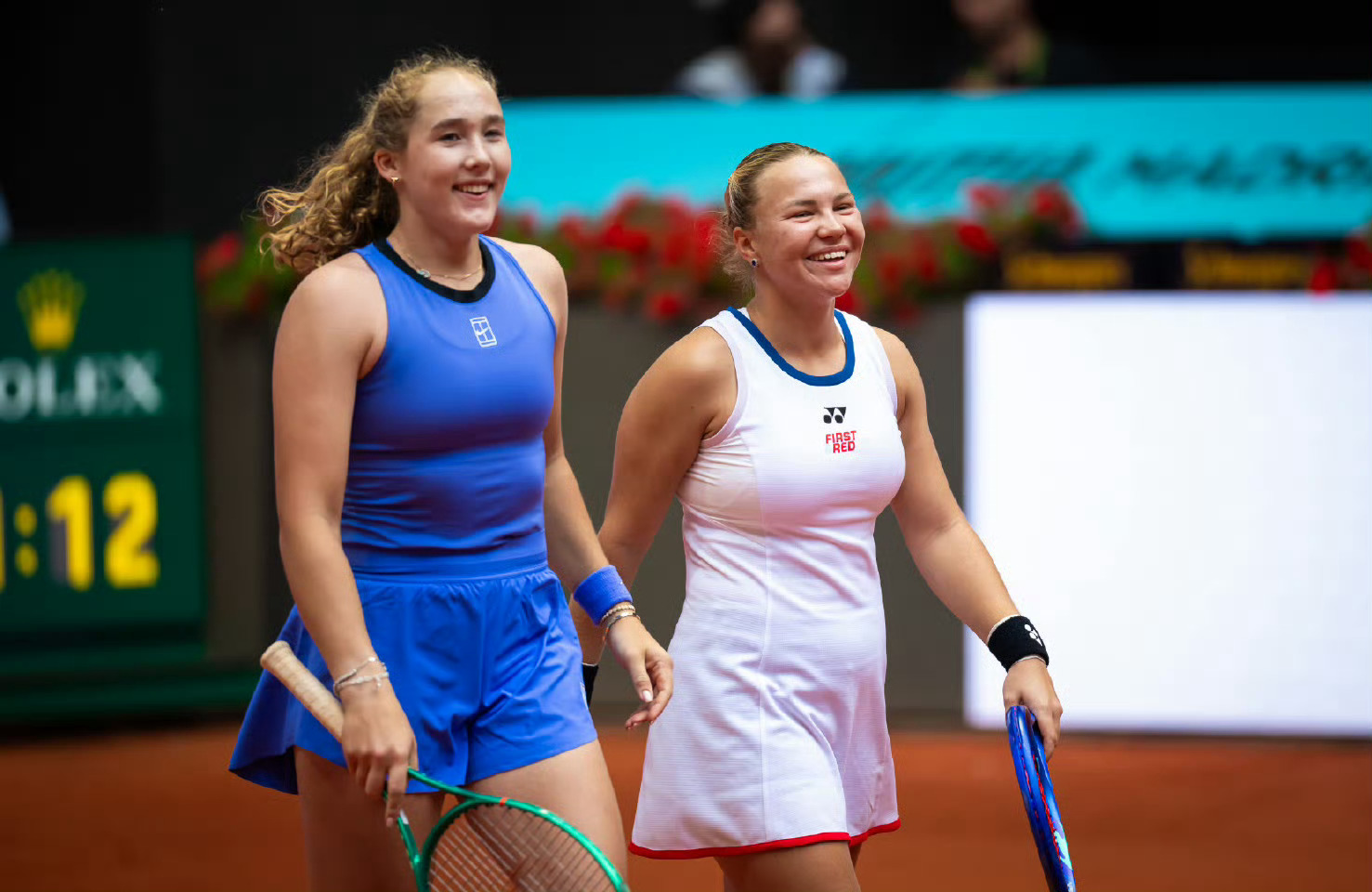 WTA1000马德里站今日赛程📅两场女双半决赛开打，以下安排均为北京时间👇1