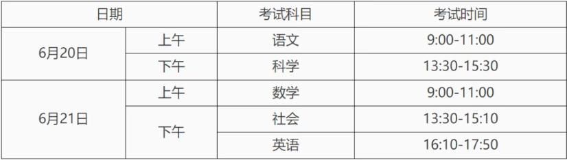 今年提前！金华中考时间出炉
今年浙江中考安排在6月20日-21日，语文120分、