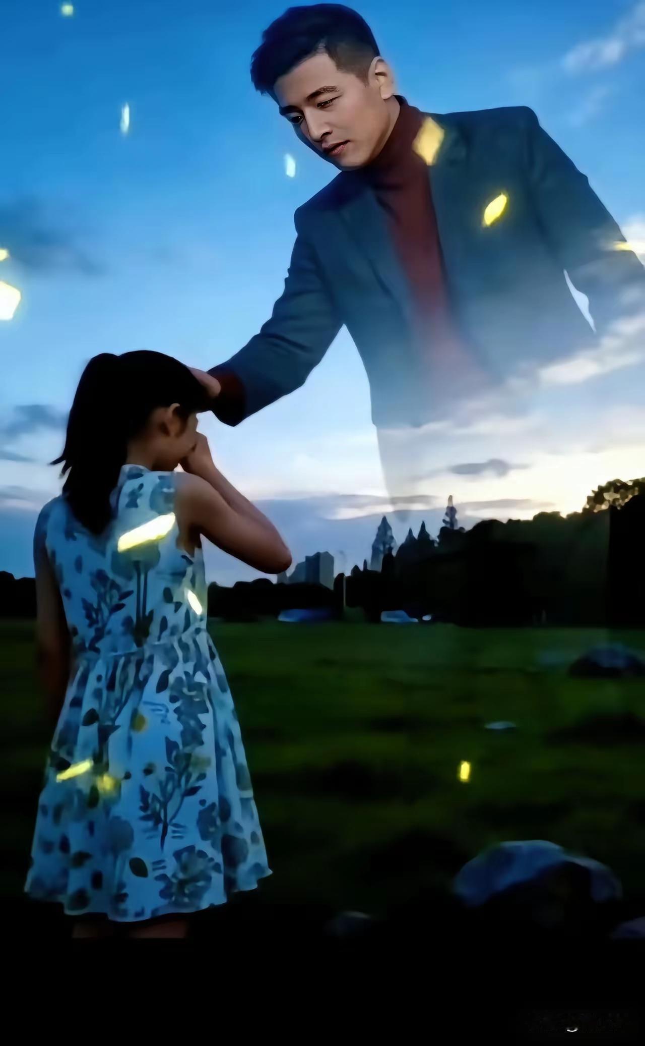 爸爸想女儿了，特意回来看看。
谁制作的画面？太残忍了。泪水再次夺眶而出。
​爸爸