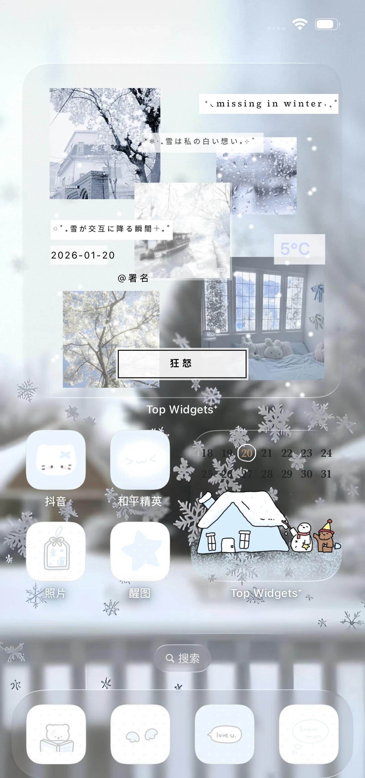 …❄️𝚜𝚗𝚘𝚠%
开始了下雪的季节
初雪的记忆 雪