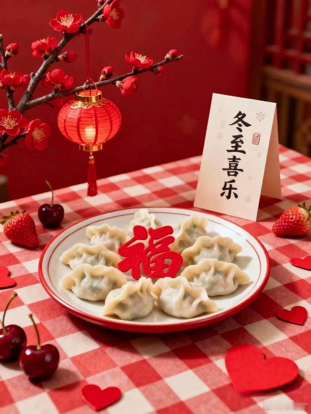 冬至 大家今天吃饺子了吗 今天很关键 不能吵架哟 