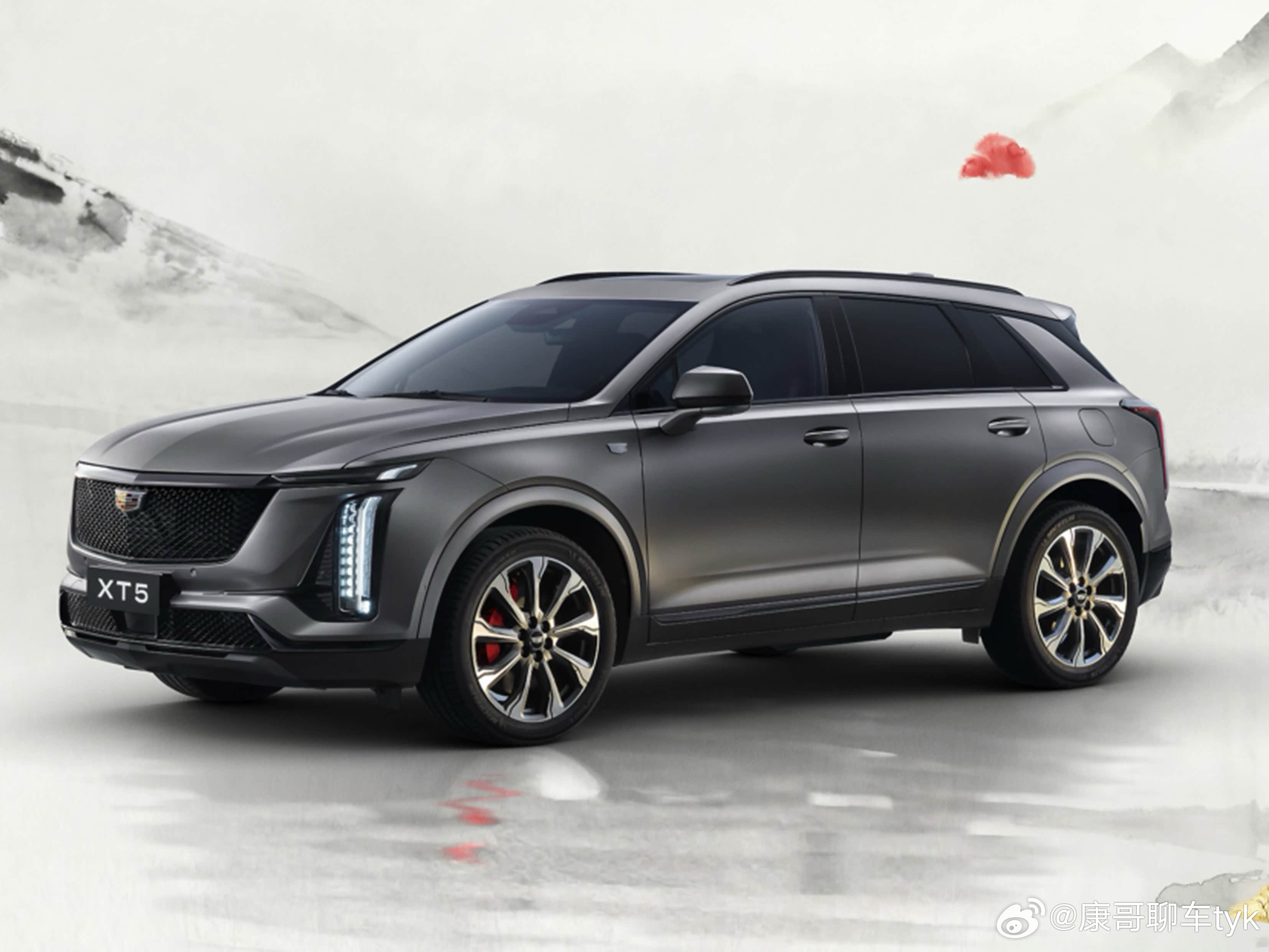 凯迪拉克xt5 XT5这个新颜色东漓灰确实帅啊！！！大v聊车