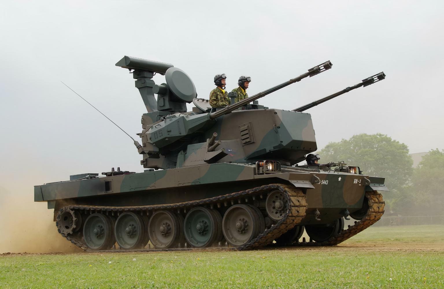 每天认识一件兵器 日本87式自行防空炮87式自行防空炮是日本于二十世纪七十年代末