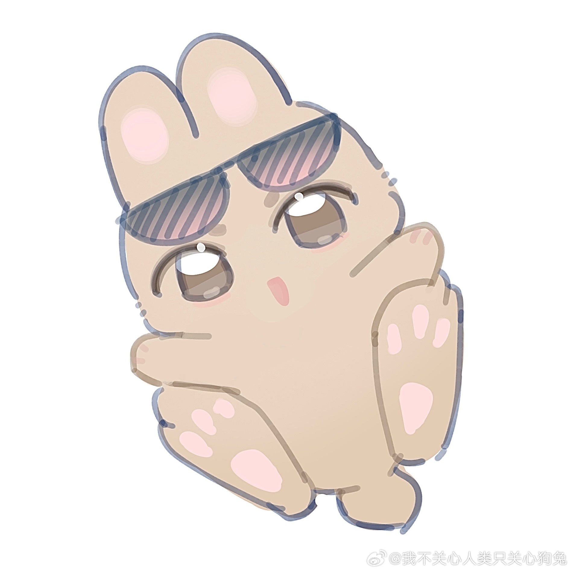 兔jio就是长长的一条 