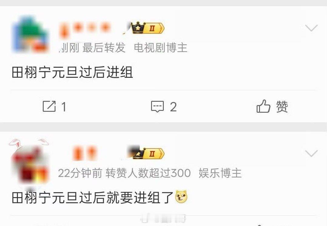 网传田栩宁元旦后进组新剧就是说田栩宁也是好起来了啊，居然在元旦之后就要进组新剧了