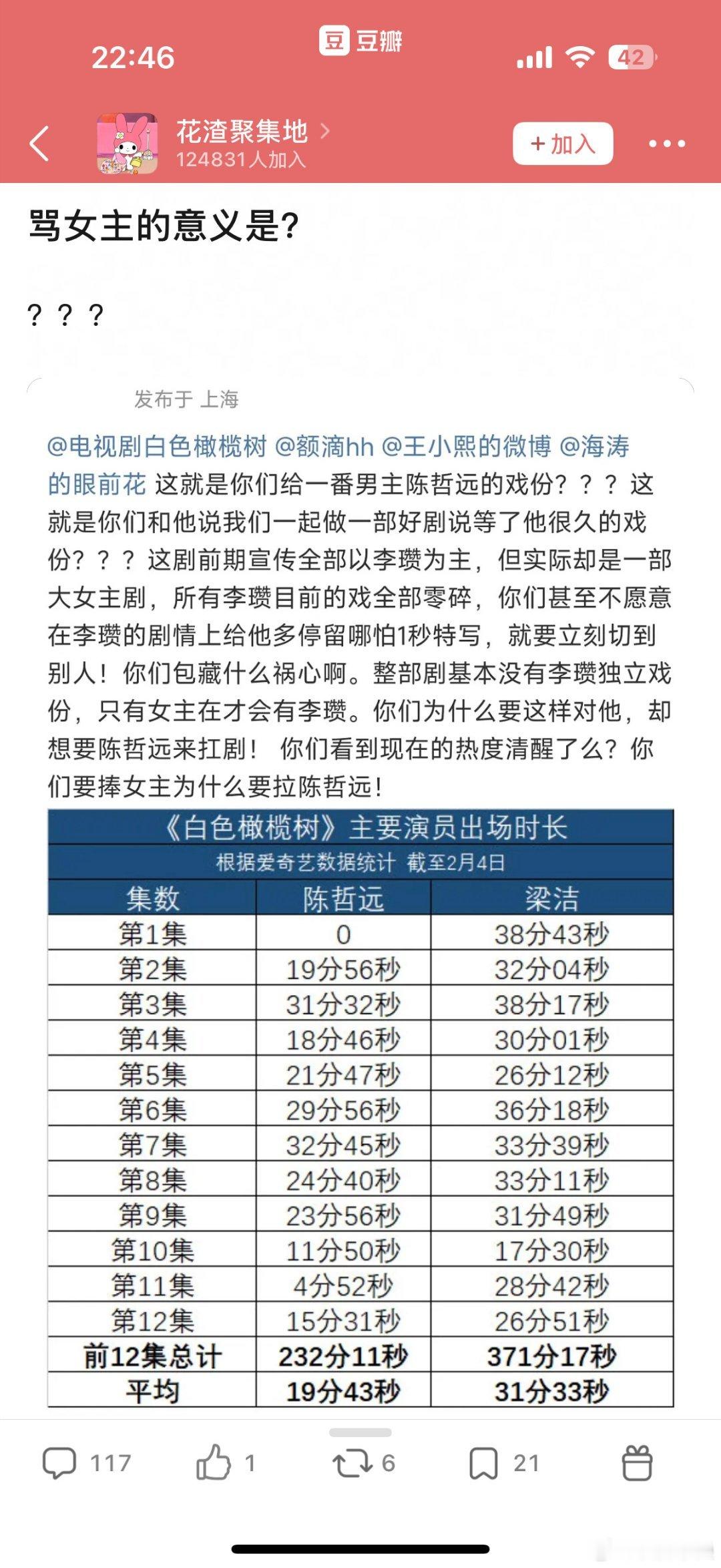 粉丝心里也知道IP现偶白色橄榄树男主大概是泽元最后的希望了所以扑街之后找出气筒呗