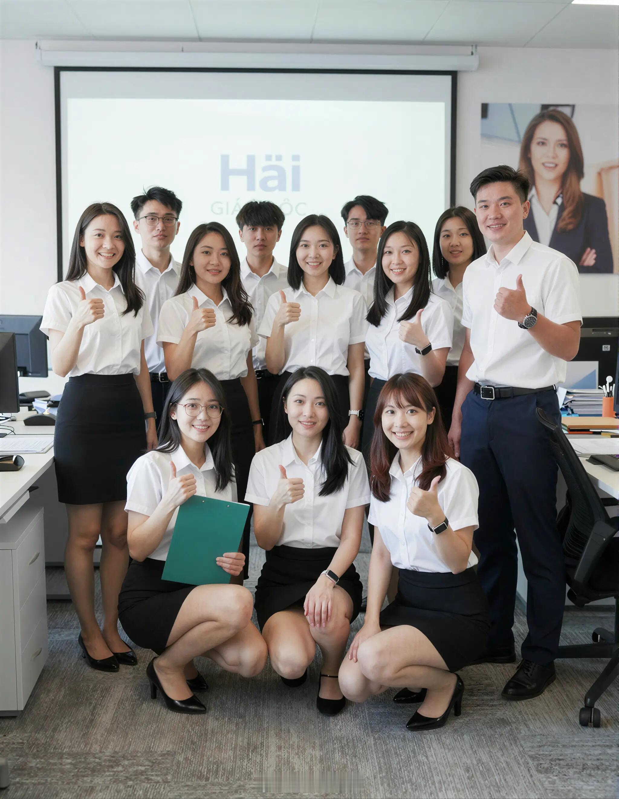 夏天上班穿什么？白衬衫+黑短裙永远的神！今天穿什么职场穿搭