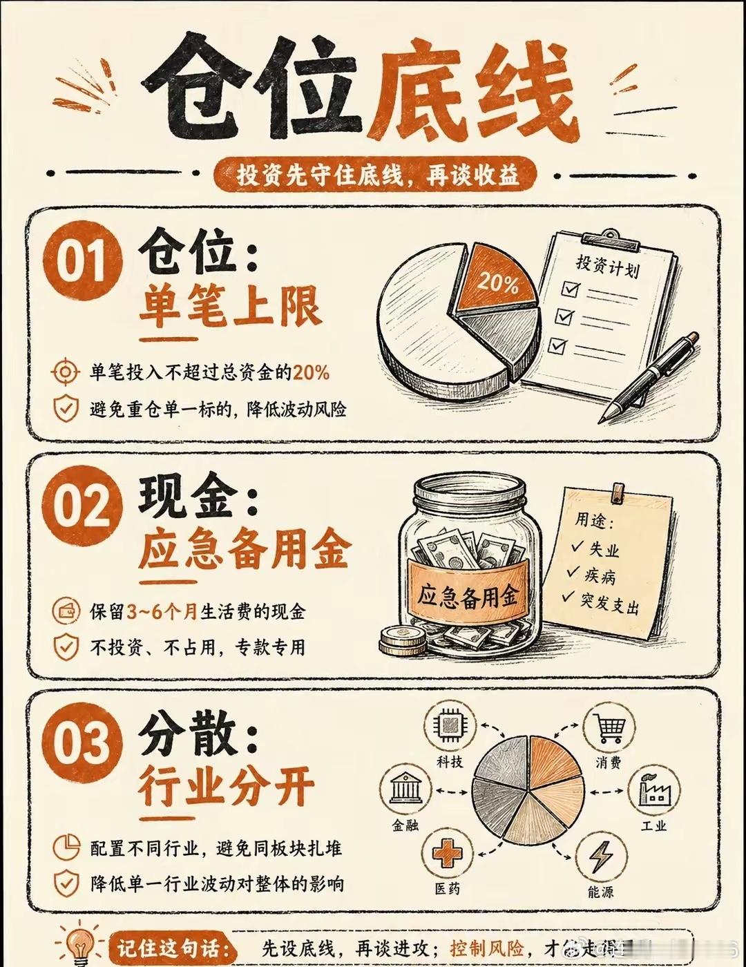 十大投资铁律｜先守住底线，再谈收益投资不是比谁赚得快，而是比谁活得久、走得稳。分