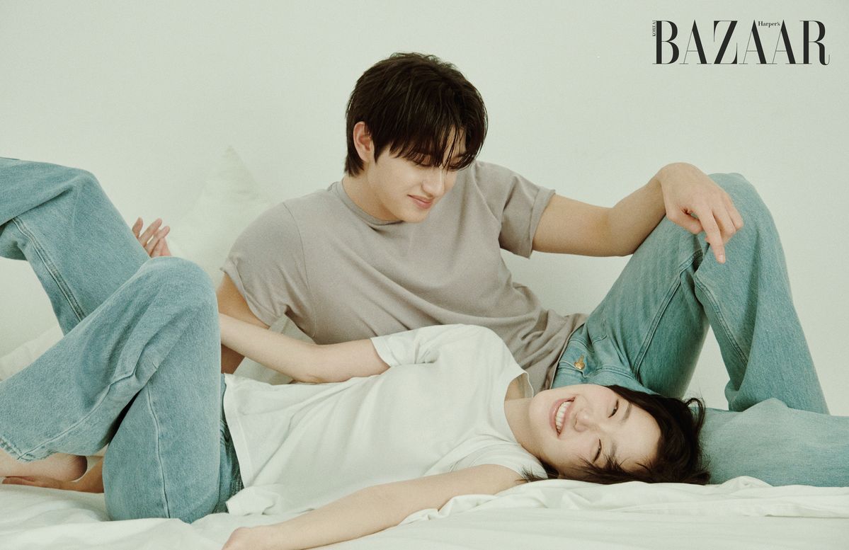 柔美的细胞君3 金高银x金载原｜情侣画报这个图1 我可太喜欢了！！！！！！柔美驯