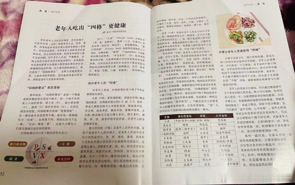 老年人吃出“四格”更健康[嘻嘻][嘻嘻][嘻嘻][嘻嘻]#四格配餐法##一对一营