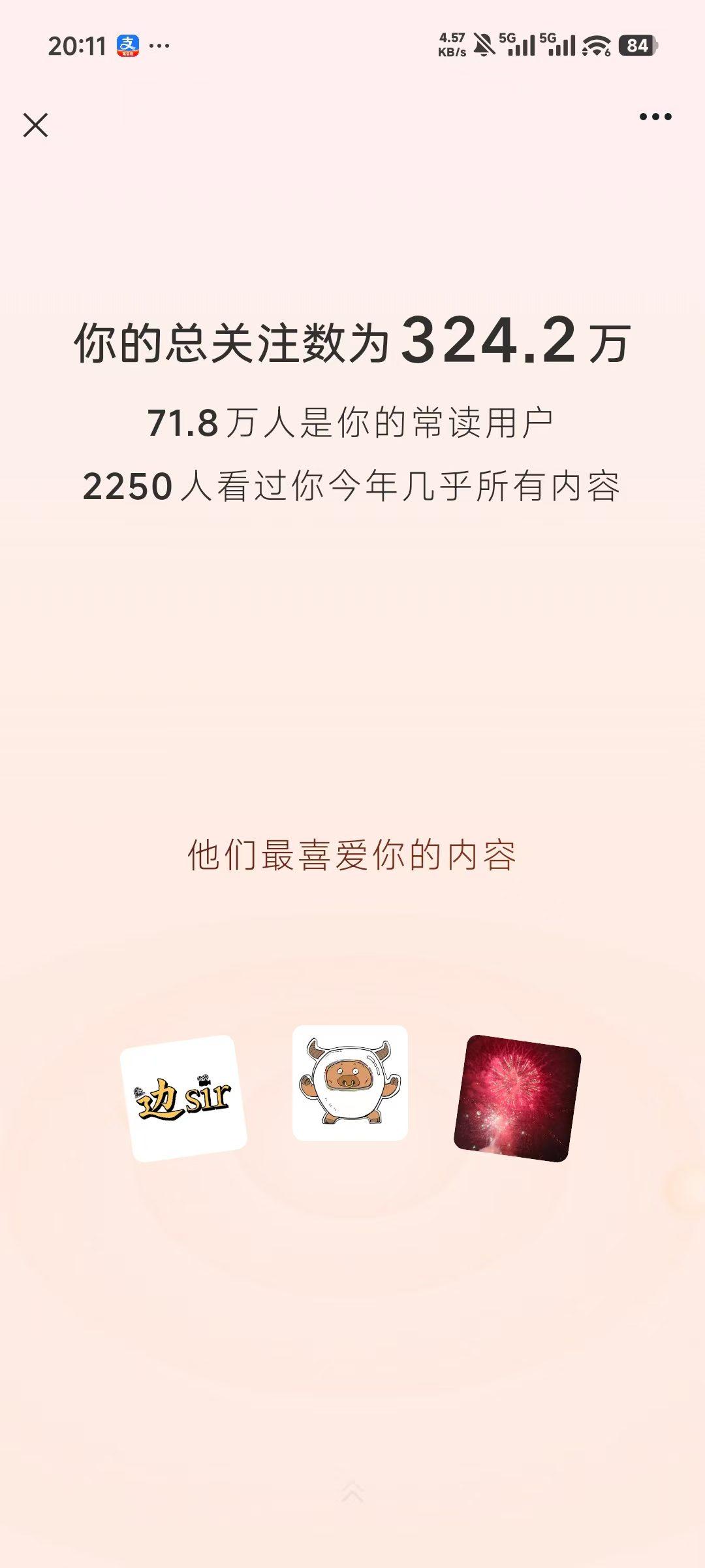 自媒体现在卷得很，但微信公众号是个意外，稳的一批！去年一年我们取得了6000多万