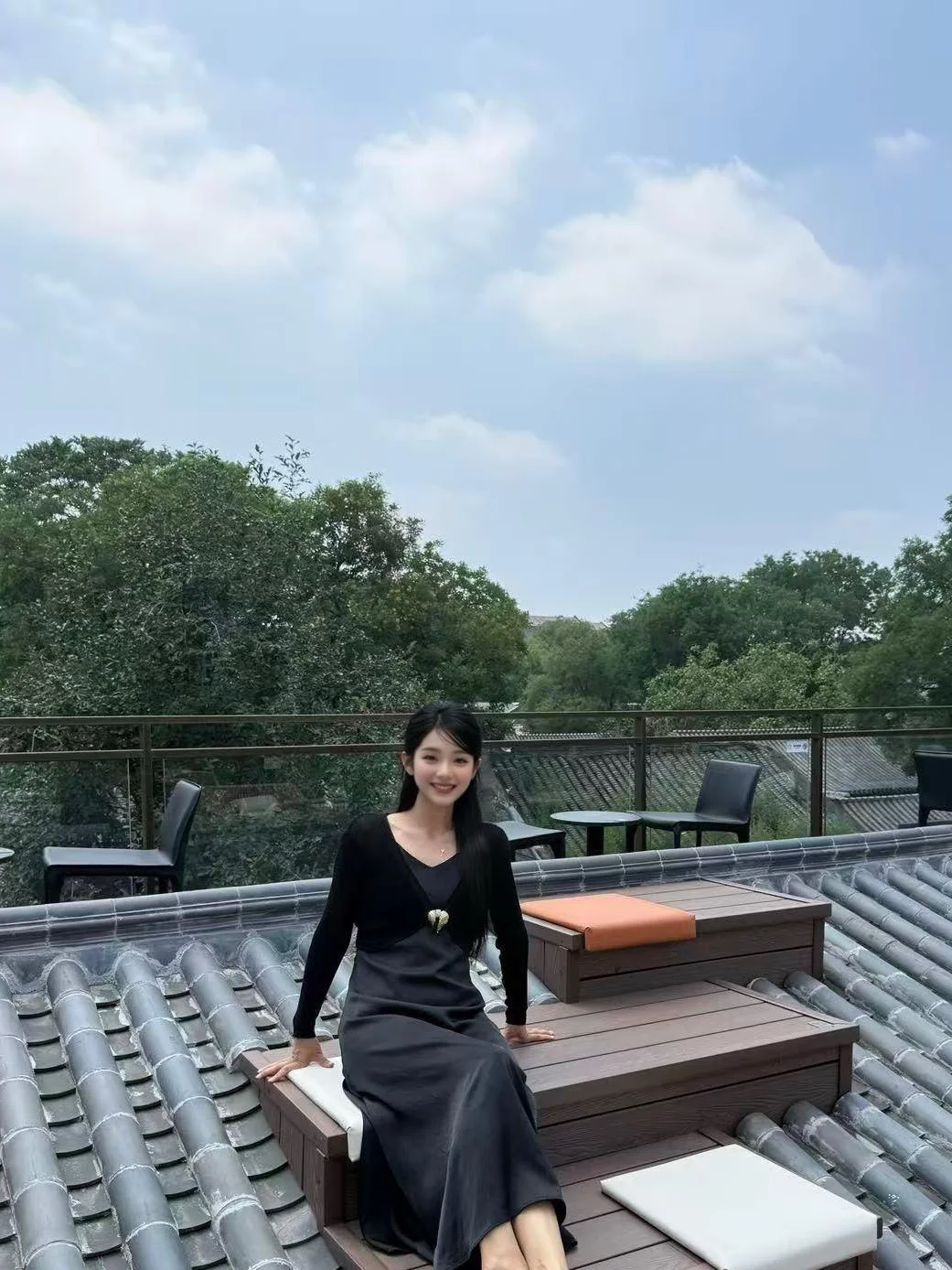 天台能看见中央电视塔的观汾酒馆太赞了！！