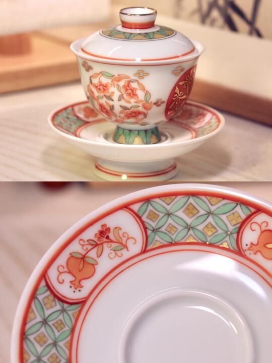 新品上架｜石榴花纹系列茶托～