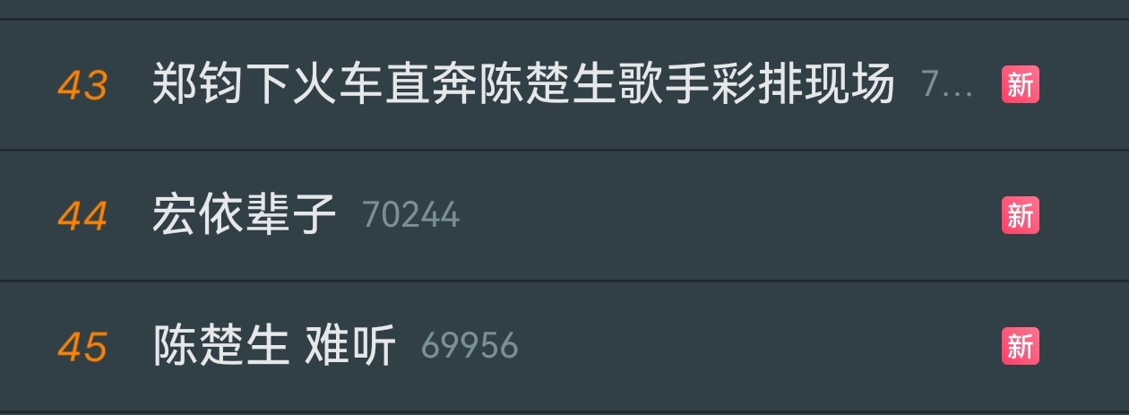 芒果不容易呀！降词条好快！ ​​​粉丝还是要感谢芒果吧，别道歉了！ ​​​