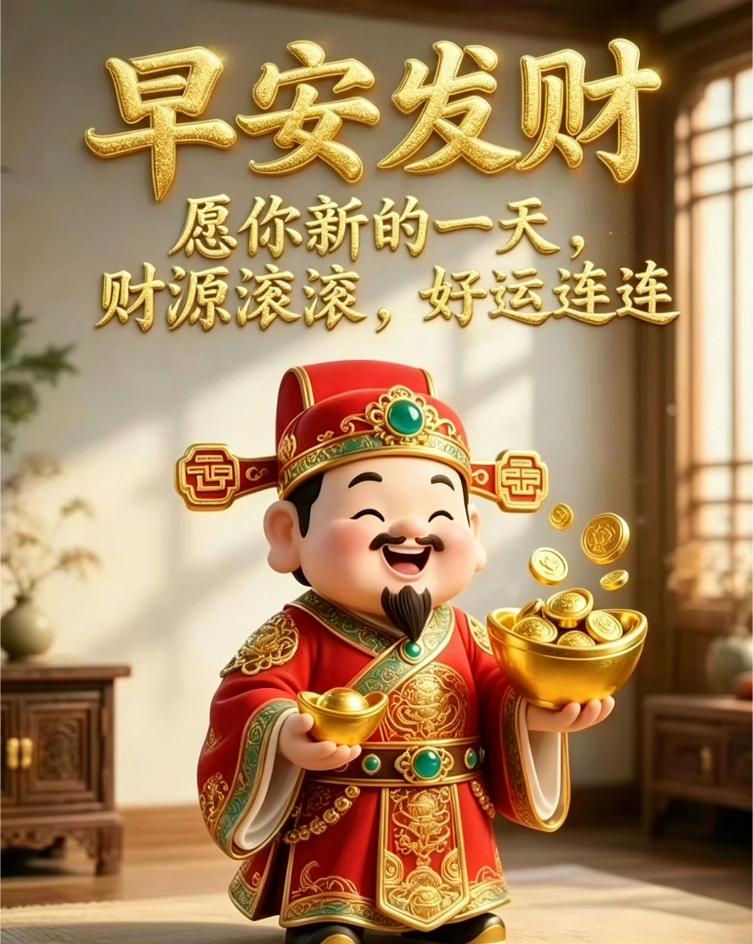 大家早上好！点赞富一生。 ​​​
