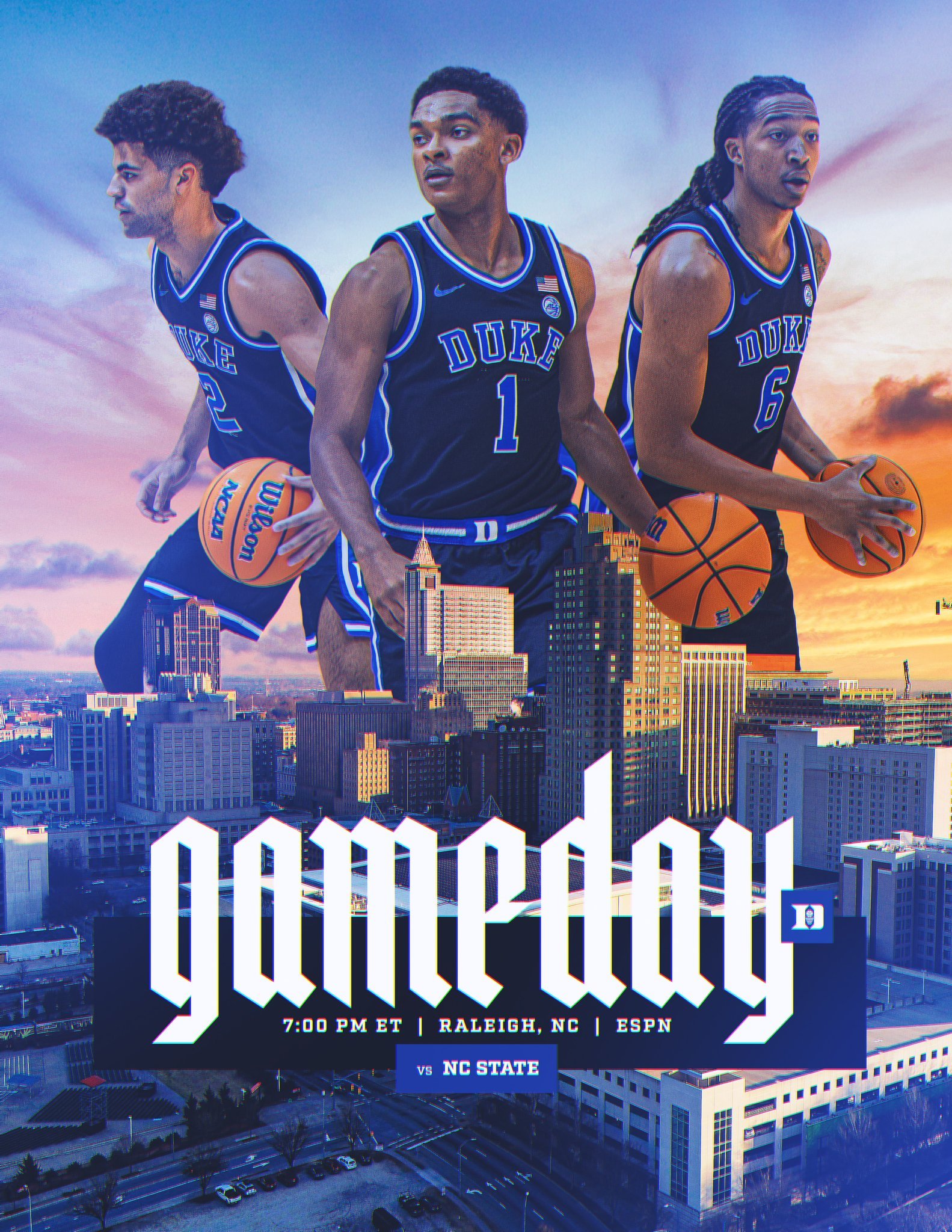 杜克男篮  明天早上8：00客场对阵北卡州立！ 