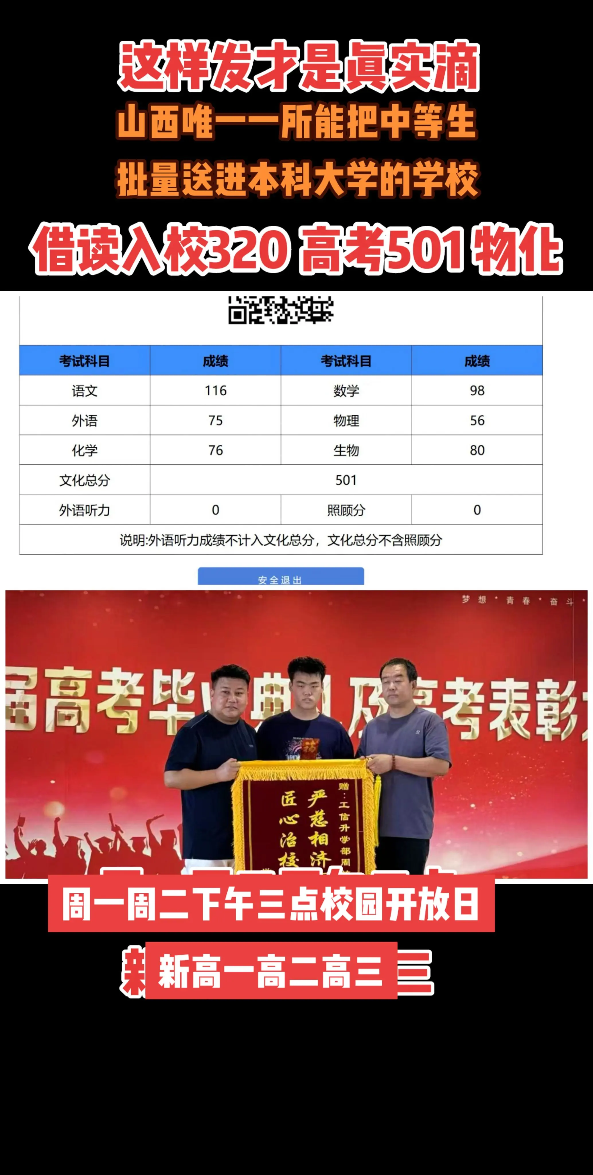 高中成绩不理想怎么办？