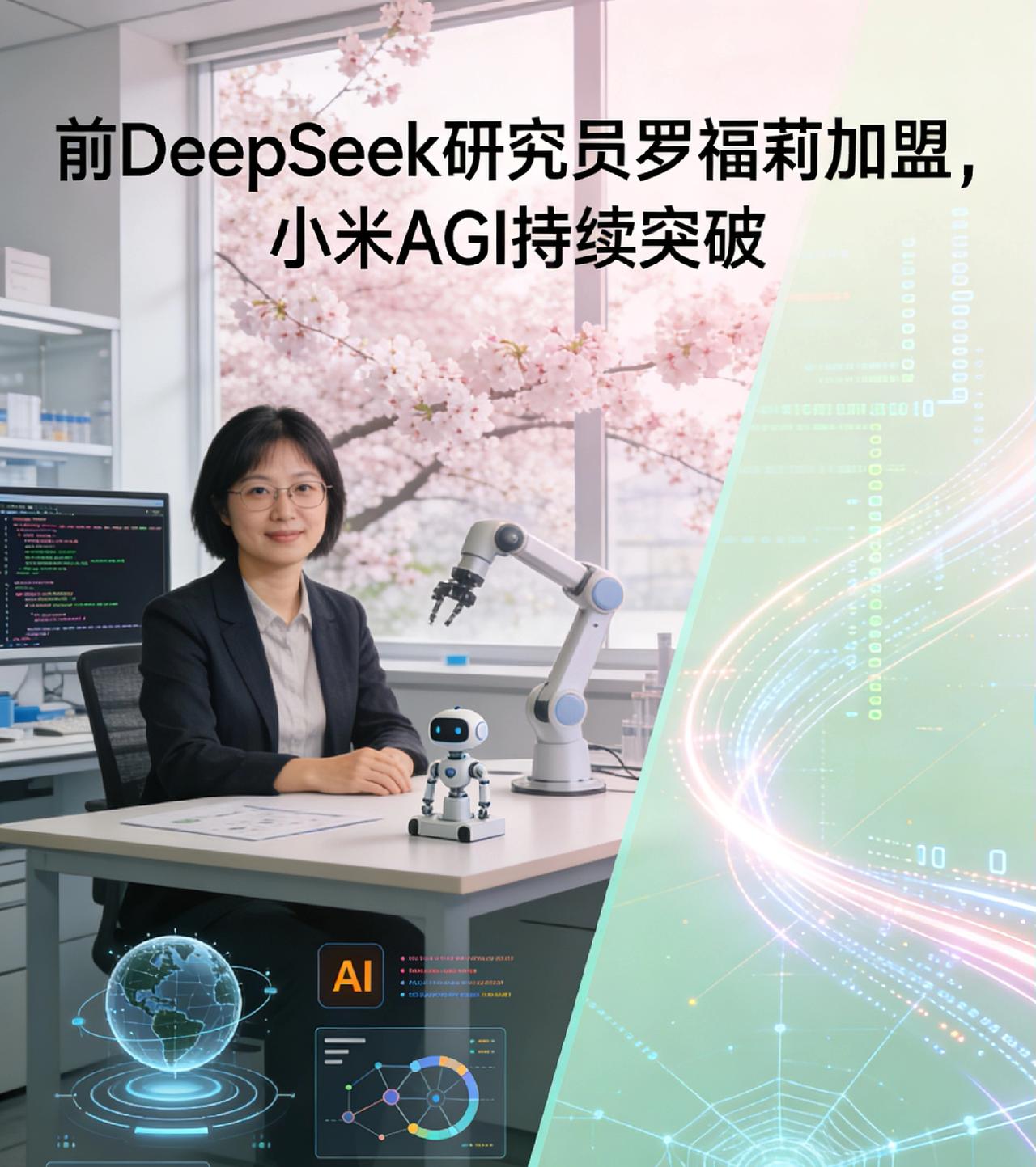 前DeepSeek研究员罗福莉加盟，小米AGI持续突破
 
AGI研发一直被算力