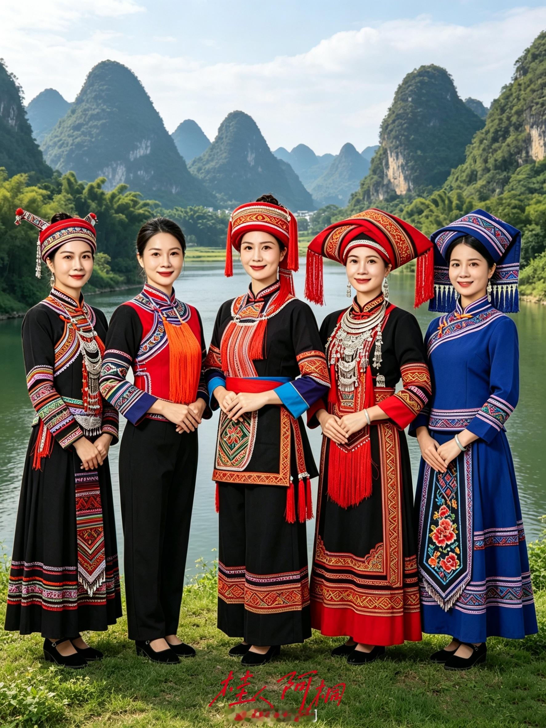 曾经的广西五朵金花！日常分享五朵金花