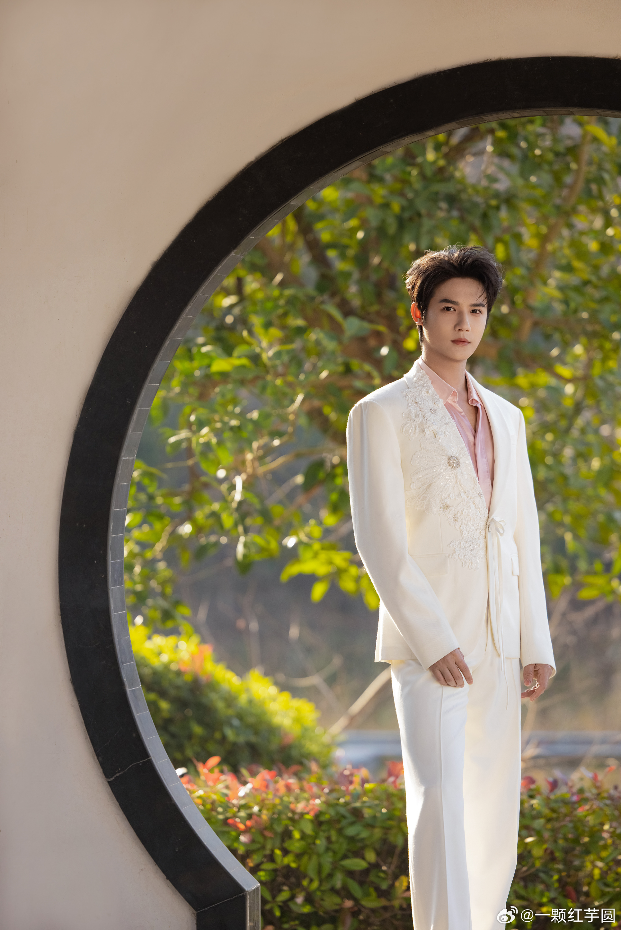 郑业成 工作室春晚出图啦！是白马王子！ 