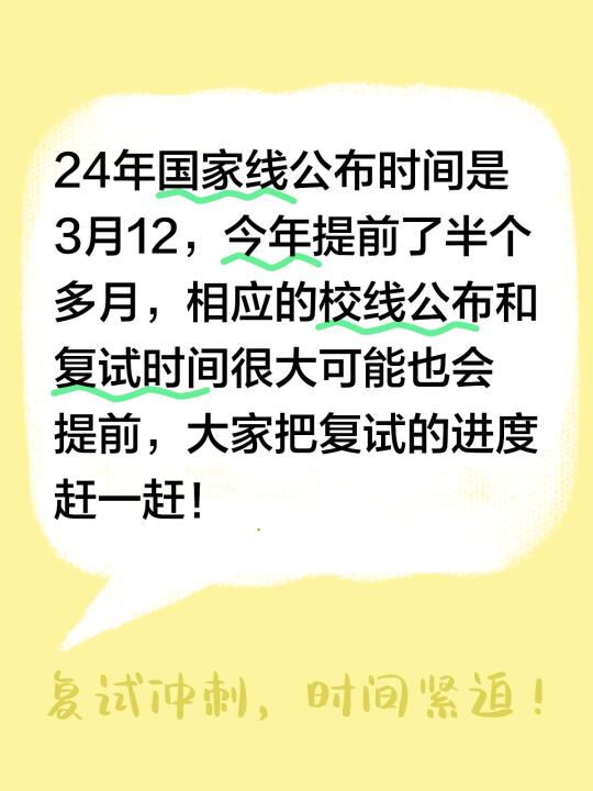25考研国家线公布啦！