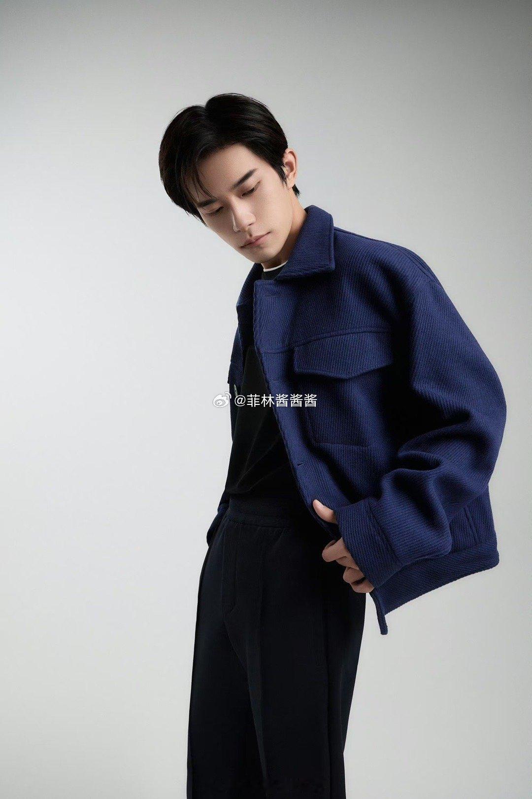 #易烊千玺蓝夹克look##易烊千玺秋冬穿搭look#易烊千玺 ​​​