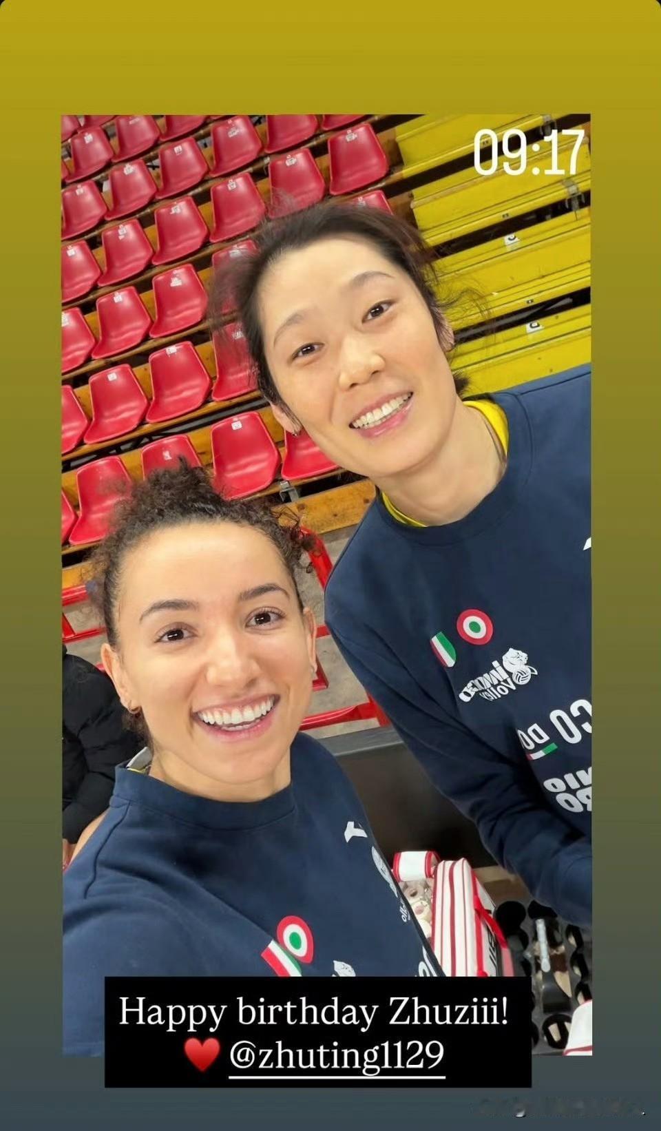 巴西🇧🇷主攻加比祝朱婷生日快乐。[憨笑][憨笑][憨笑]