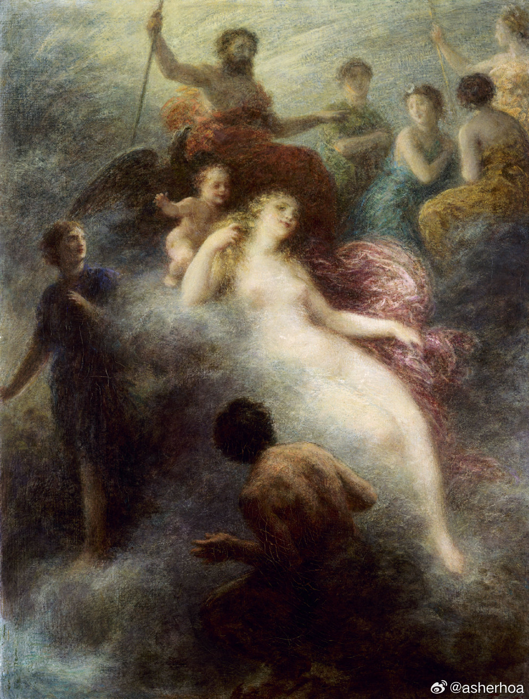 西洋历史文化鱼缸[超话] 法国画家亨利·方丹-拉图尔（Henri Fantin-