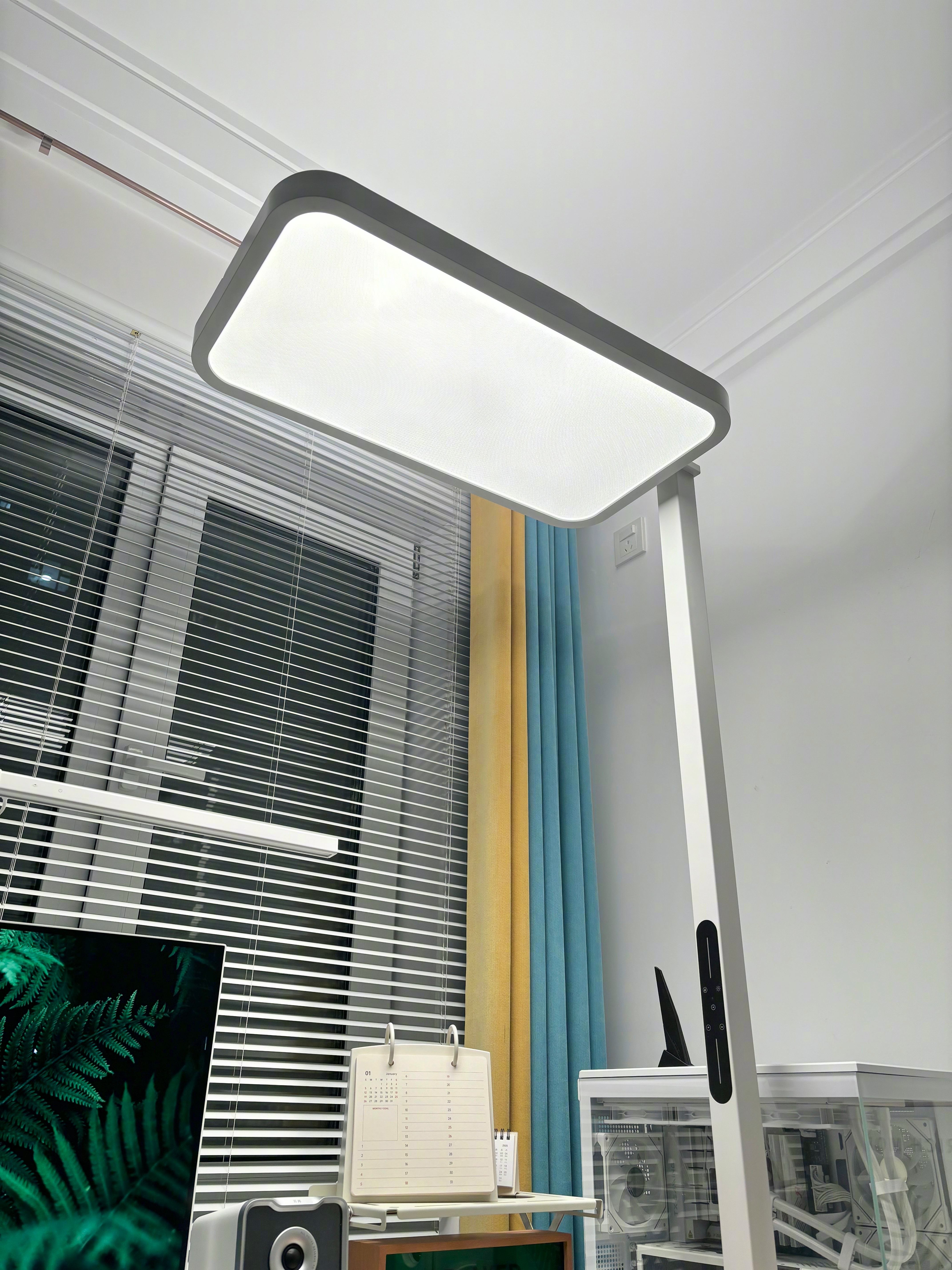 入手了一个大路灯，专门摆在书房里，平常阅读的时候就开它，光线更自然，更均匀，上下