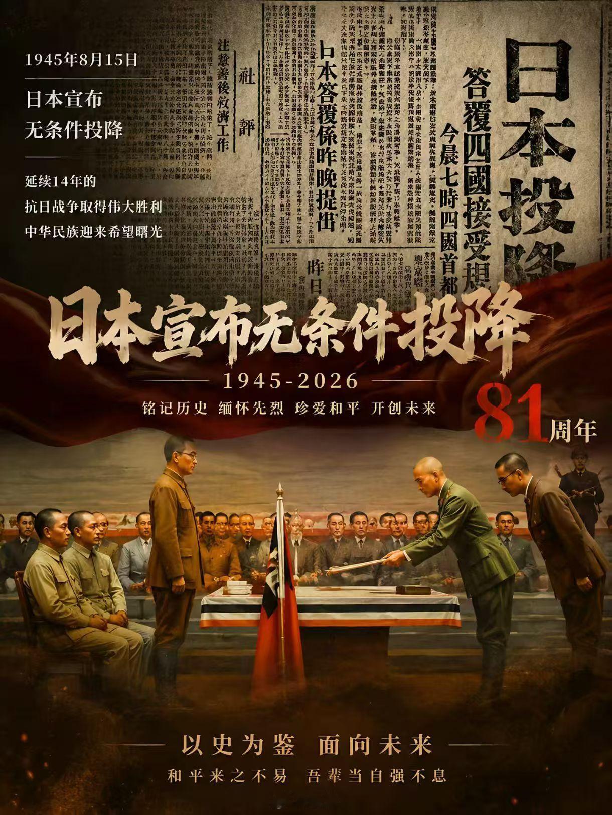 日本投降81周年 吾辈自强🇨🇳 