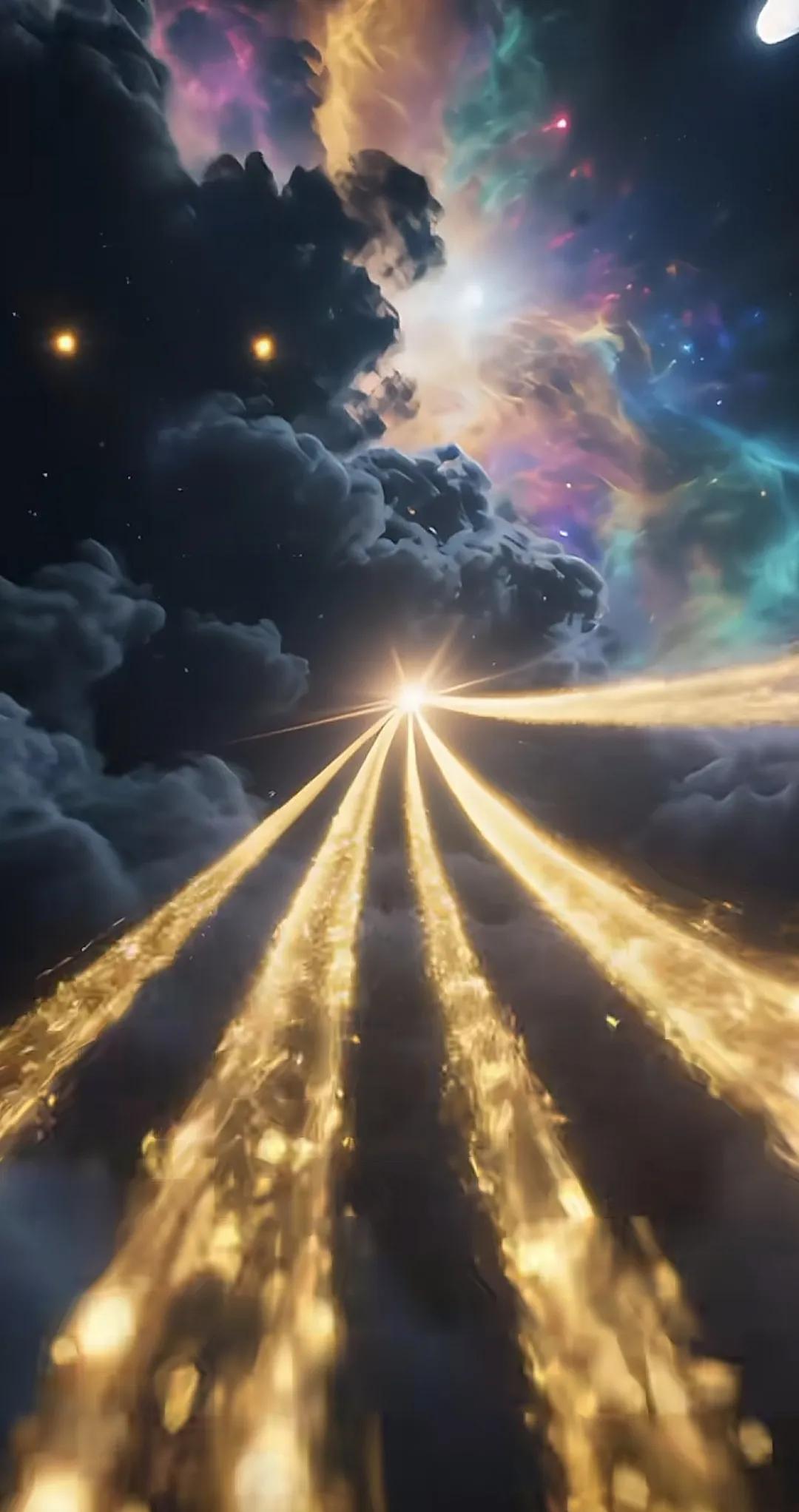 满天星河坠入你的眼，那是我的世界和宇宙风景 宇宙星辰