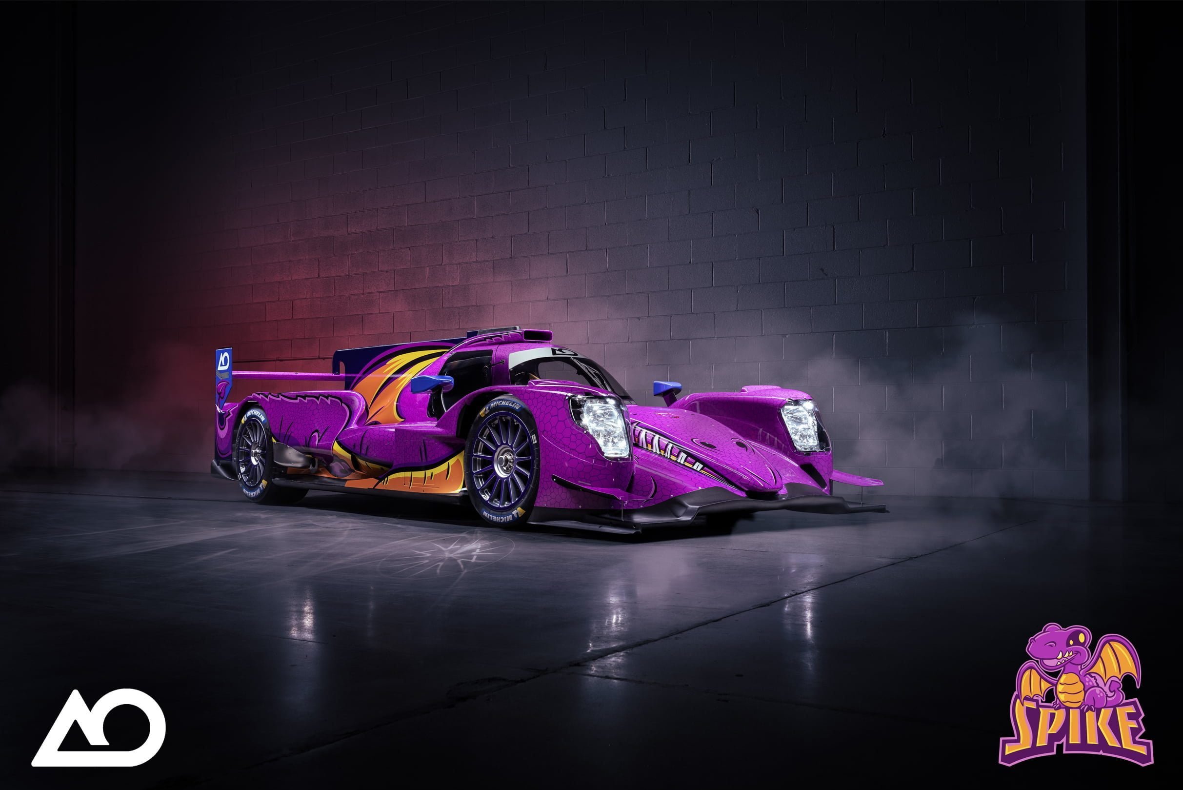 AO Racing发布最新飞龙“Spike”橙紫色的Oreca 07 LMP2 
