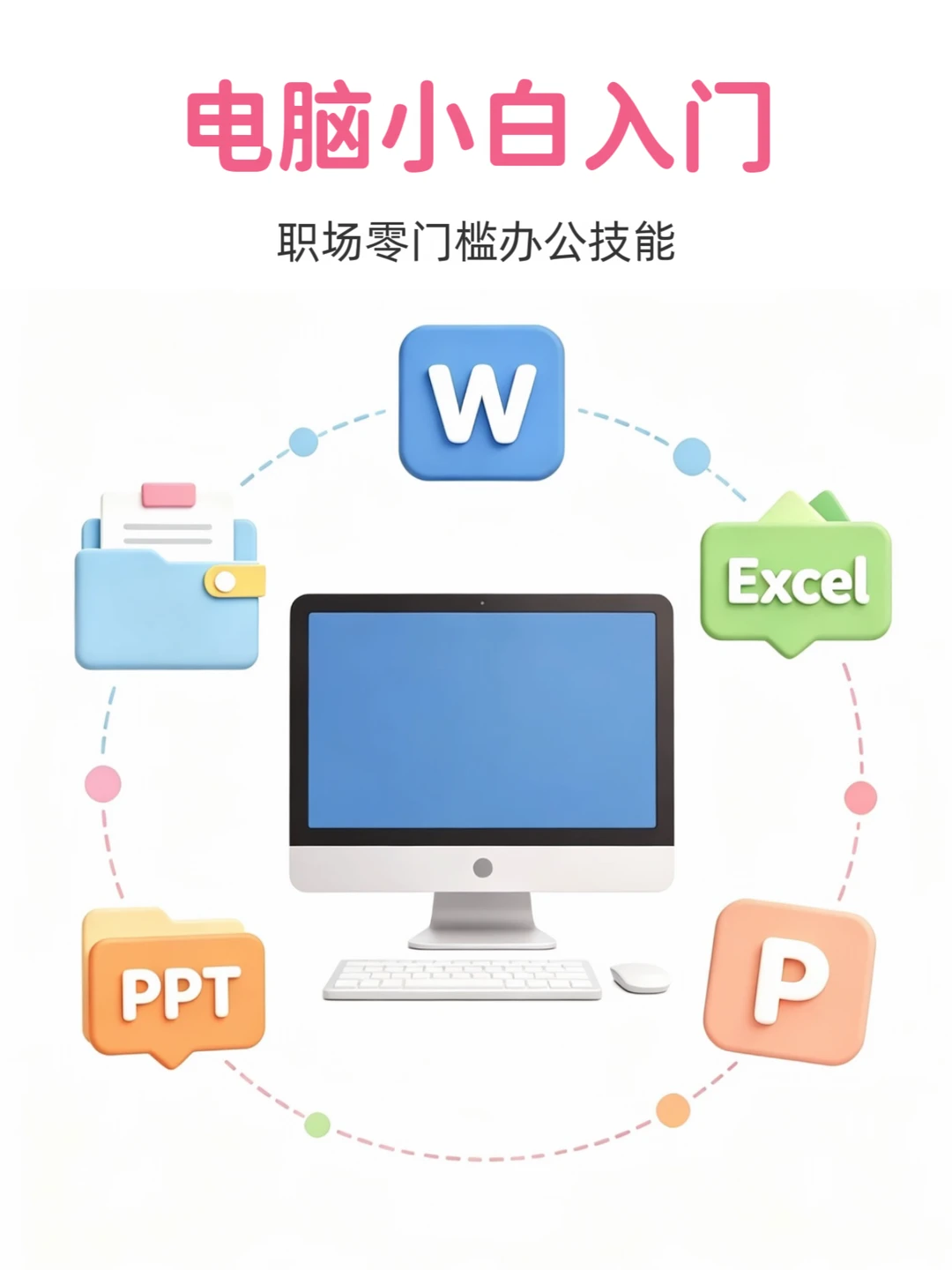 电脑小白入门｜职场零门槛办公技能✅