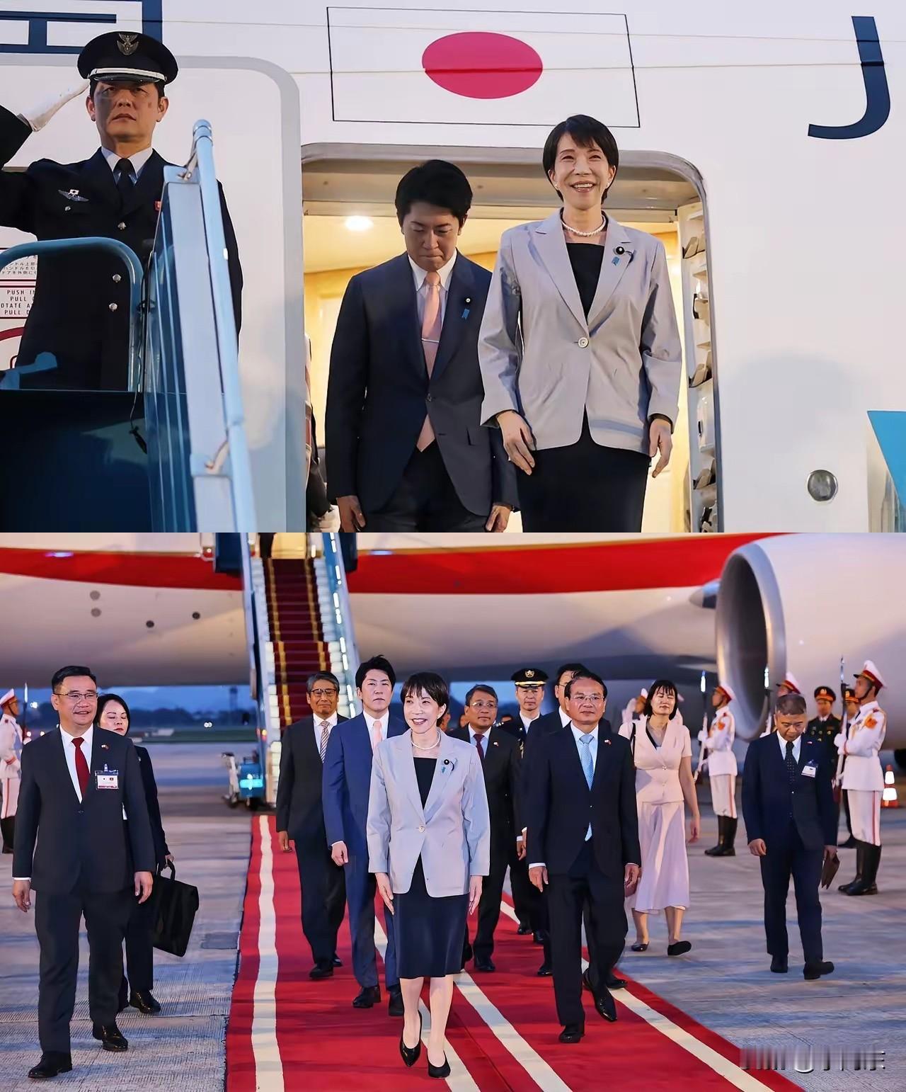 满心欢喜跑去攀交情，结果连个仪仗队都没混上。

5月1日，日本政要高市早苗抵达河