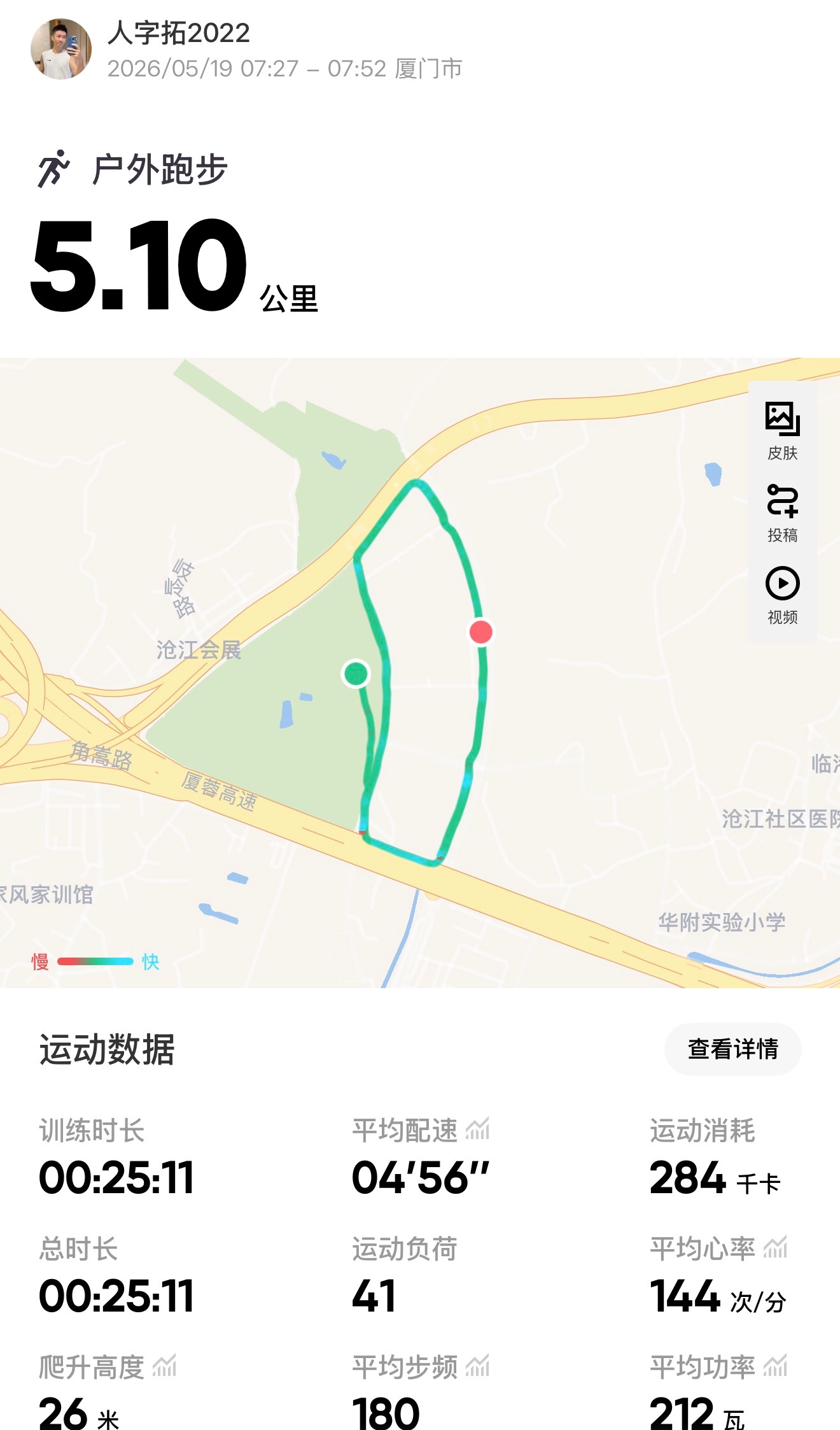 跑步即刻开跑 720今天的十公里，分两次完成✅中途想休息下，索性就掐表了，调整状