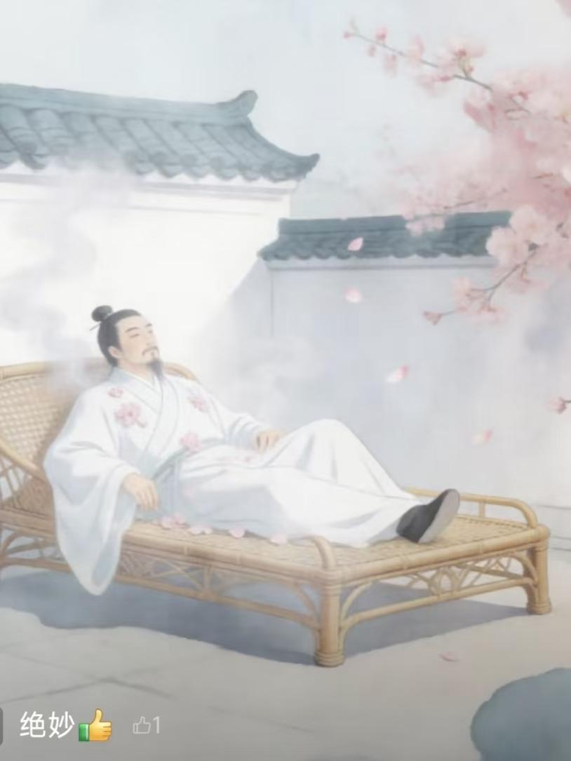 捣练子·闲吟
香拂袖，影随身，
静庭安坐养心神。
清风漫越围墙去，
满目繁花自在