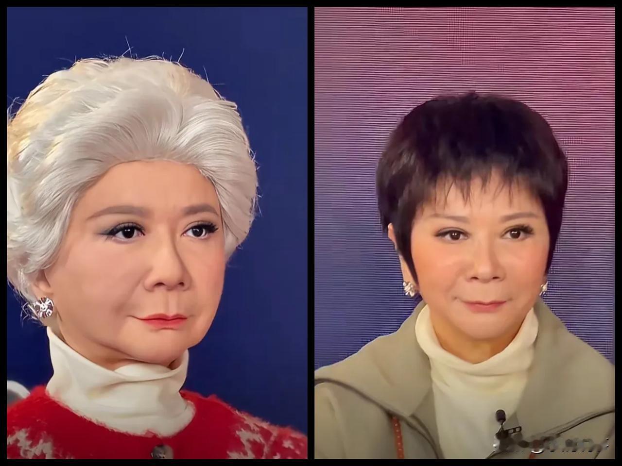 大过年的，
真心劝你别手贱去搜蔡明那个机器人，太上头又太吓人！
和她搭戏的男演员