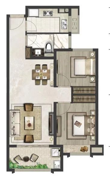魔都房房房|九亭「复地九月二期」售楼处开放！约81㎡2房100㎡3房138-163㎡4房