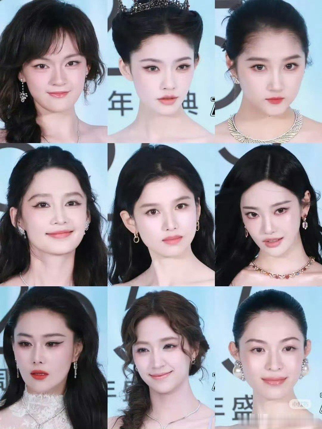 ELLE红毯女明星卡大头集合，打光都不错[嘻嘻] ​​​